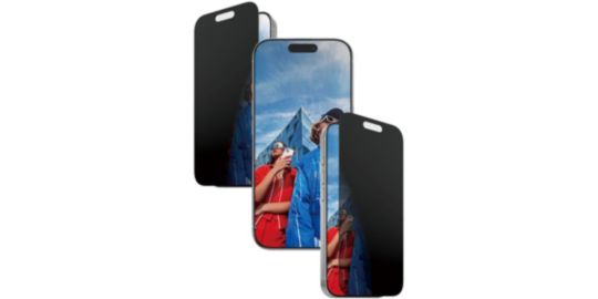 Protège écran PANZERGLASS iPhone 17 / 16 Pro Privacy