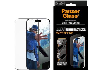 Protège écran PANZERGLASS iPhone 17 Pro Max verre Pose facile