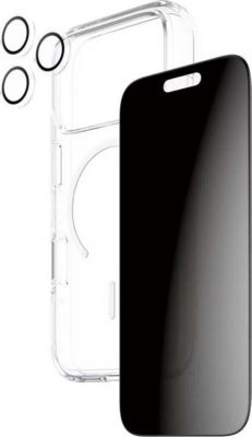 Coque PANZER GLASS pour iPhone 17 Pro Privacy 3-en-1