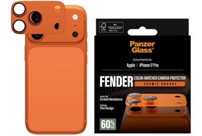 Protège objectif PANZERGLASS iPhone 17 Pro protège objectif orange