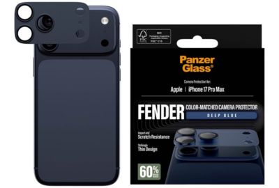 Protège objectif PANZERGLASS iPhone 17 Pro Max protège obj Bleu int