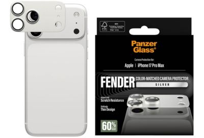 Protège objectif PANZERGLASS iPhone 17 Pro Max protège obj silver
