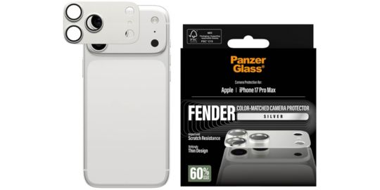 Protège objectif PANZERGLASS iPhone 17 Pro Max protège obj silver