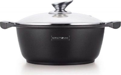 Casserole ROYALTY LINE Faitout en fonte 26 cm Noir Royalty Line