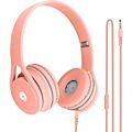 Casque GJBY Extra Bass Pliable, Jack 3.5mm – Rose