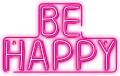 Panneaux lumineux FOREVERLAMP LED Murale Be Happy