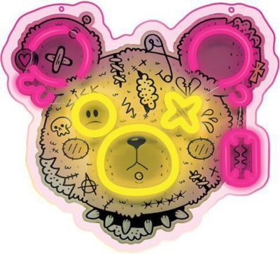 Panneaux lumineux FOREVERLAMP LED mural POP ART OURS USB-A 2M