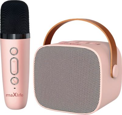 Enceinte PC MAXLIFE Enceinte Bluetooth + Micro Sans Fil Rose