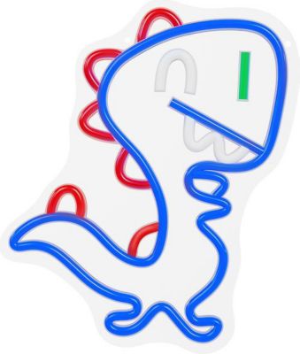 Panneaux lumineux FOREVERLAMP LED mural plexi BEBE DINO USB 2M