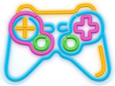 Panneaux lumineux FOREVERLAMP LED Murale Gaming Manette
