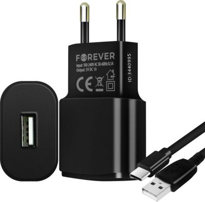 Chargeur FOREVER Chargeur Secteur USB 1A Charge sécurisée