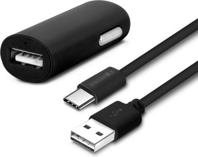 Chargeur allume cigare FOREVER Chargeur Allume-cigare 2A et Câble USB T