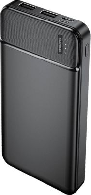 Batterie externe MAXLIFE Powerbank 10000mAh 2 USB 2.4A Noir