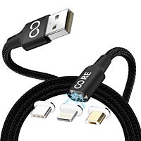 Câble USB FOREVER USB vers Lightning, USB-C, Micro-USB 20W