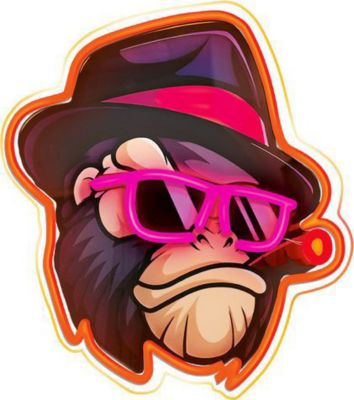 Panneaux lumineux FOREVERLAMP LED mural POP ART SINGE USB-A 2M