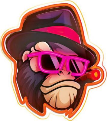 Panneaux lumineux FOREVERLAMP LED mural POP ART SINGE USB-A 2M