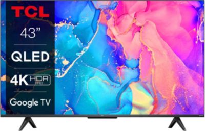TÉLÉVISEUR TCL 43 43P635 4K HDR TV​ avec Google TV