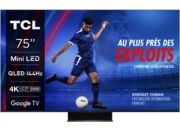 TV QLED TCL MINI LED 75C845 2023