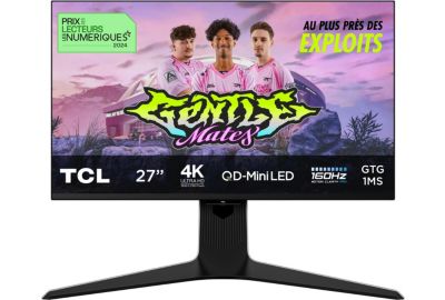 Ecran PC Gamer TCL Mini LED 27R83U 4K UHD