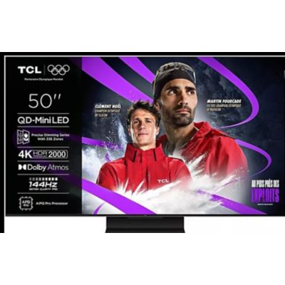 Location TV Mini Led TCL 50C79K 2025-50 pouces (126cm)