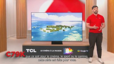 Voir la vidéo pour TV Mini Led TCL 50C79K 2025-50 pouces (126cm)