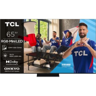Location TV RGB TCL 65RM7L (2026) 65" (164 cm) - Expérience Gaming, 144Hz, Google TV, système audio ONKYO