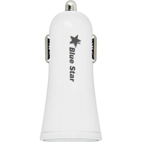 Chargeur allume-cigare BLUESTAR Voiture prise USB – Rapide 2.4A - Blanc