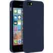 Coque FORCELL IPhone 5, 5S, SE Doux Silicone Bleu nuit