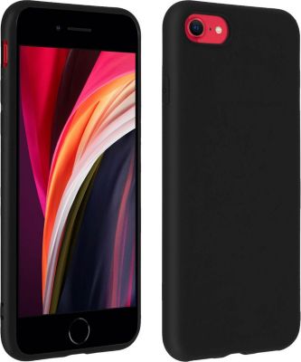 Coque FORCELL iPhone SE 2022 Soft Touch Silicone Noir