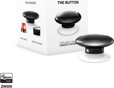 FIBARO Bouton de commande Z-Wave Plus noir - Fi