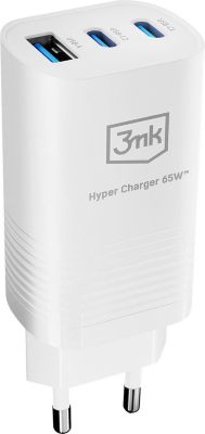 Chargeur secteur 3MK Chargeur Mural 2 USB C + USB 65W GaN