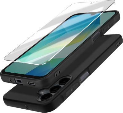 Coque 3MK Noir Samsung A16 + Verre Trempé 2.5D Coque 3MK Noir Samsung A16 + Verre Trempé 2.5D