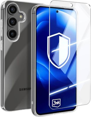Coque 3MK Galaxy S24 FE + Verre Trempé Transparent Coque 3MK Galaxy S24 FE + Verre Trempé Transparent