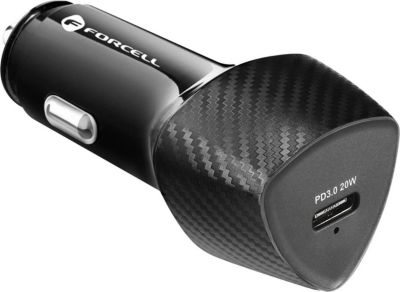 Chargeur allume cigare FORCELL Chargeur Voiture USB-C 20W Power Deliver