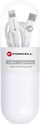 Câble USB FORCELL Power Delivery PD20W C291 TUBE 1 mètre