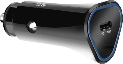 Chargeur allume-cigare BLUESTAR USB-C 20W Power Delivery Noir