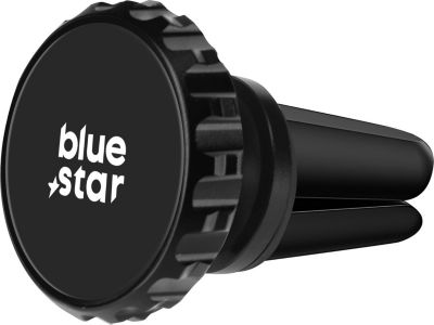 Support smartphone BLUESTAR Voiture Magnétique Grille aération Noir