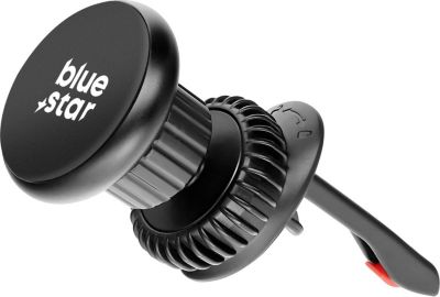 Support smartphone BLUESTAR Voiture Magnétique Grille aération Noir