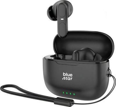 Ecouteurs BLUESTAR Sans Fil avec Micro + Étui et Dragonne