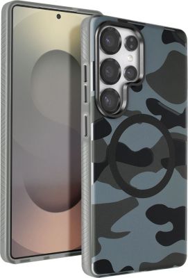 Coque FORCELL MagSafe Galaxy S25 Ultra Noir Camo