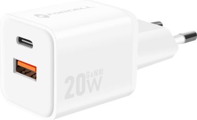 Chargeur FORCELL Forcell Chargeur Secteur GaN III 20W ave
