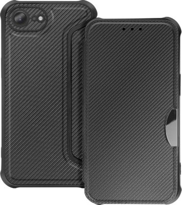 Etui AVIZAR pour iPhone 16e Finition Carbone