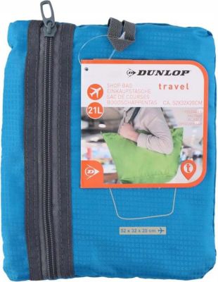 Sac de voyage DUNLOP Pliable Capacité 21L à Fermeture Zippée