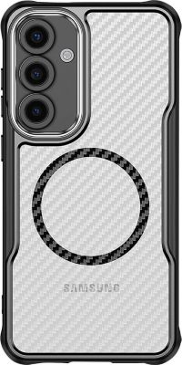 Coque AVIZAR Samsung S24 FE MagSafe Antichoc Carbone