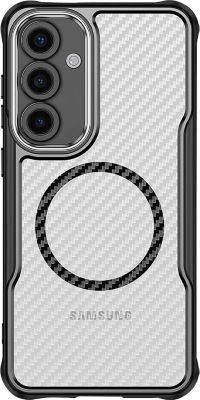Coque AVIZAR Samsung S25 MagSafe Antichoc Carbone Coque AVIZAR Samsung S25 MagSafe Antichoc Carbone