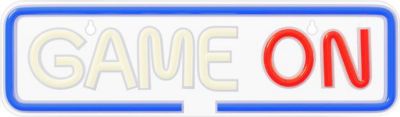 Panneaux lumineux FOREVERLAMP LED mural plexi GAME ON USB-A 2M