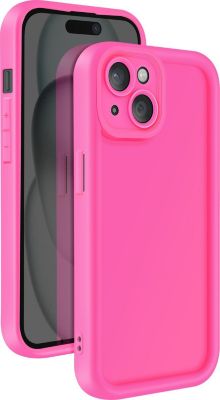 Coque AVIZAR iPhone 15 Soft Touch Mat Fuchsia