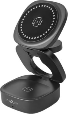 Chargeur induction MAXLIFE Maxlife Chargeur sans fil 3-en-1 MagSafe