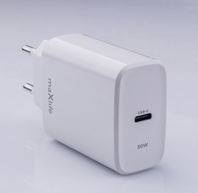 Chargeur MAXLIFE Maxlife Chargeur Secteur USB-C 30W PD QC