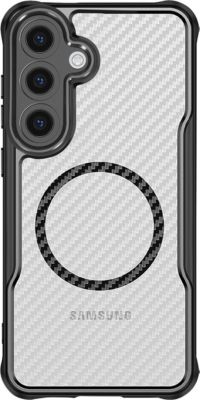 Coque AVIZAR pour Galaxy S24 MagSafe Effet Carbone